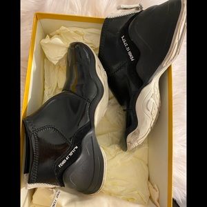 Fendi faux Patent leather fendi sneakers